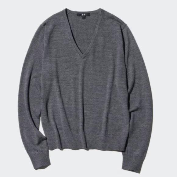 UNIQLO Merino Sweater | V-Neck, Size Small - Picture 2 of 6